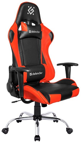 Игровое кресло Defender Azgard, чёрный/красный
