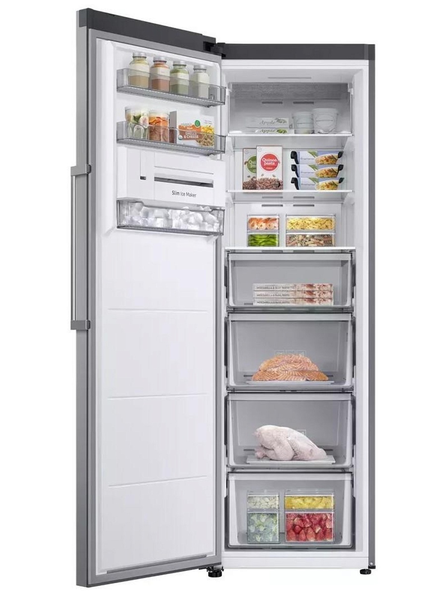 Морозильная камера Samsung RZ32C7BFES9 (Объем - 323 л / Высота - 186см / A++ / Нерж. сталь / NoFrost / Wi-Fi)
