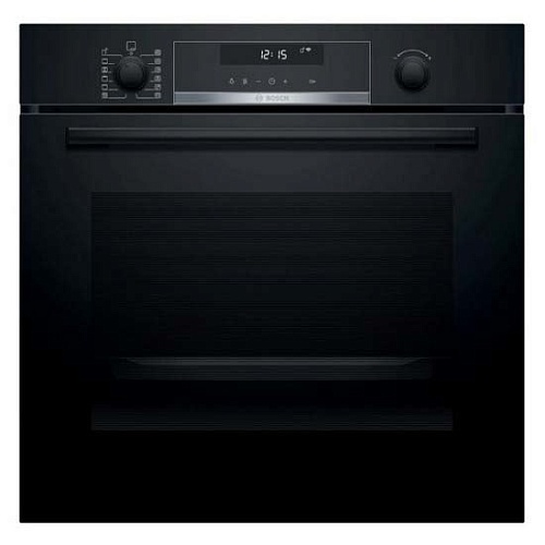 Духовой шкаф Bosch HBG578EB3 (Serie6 / 71 л / до 275 °C / Чёрное стекло / Гриль / телескоп. напр. (x1) / Пиролиз / SoftClose / A+)-0
