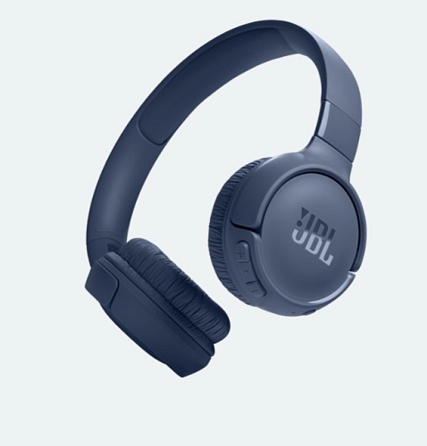 Беспроводные наушники с микрофоном JBL T520BT, 20 Гц-20000 Гц, 30 Ом, Blue
