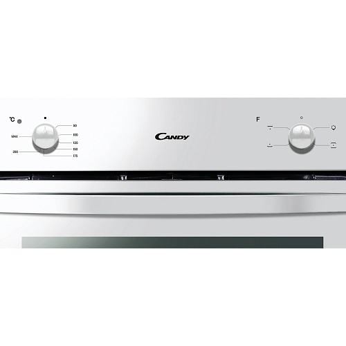 Духовой шкаф Candy FCS100W (Smart / 71 л / до 245 °C / Белый, эмаль / Гриль / Рельефные направляющие / A)