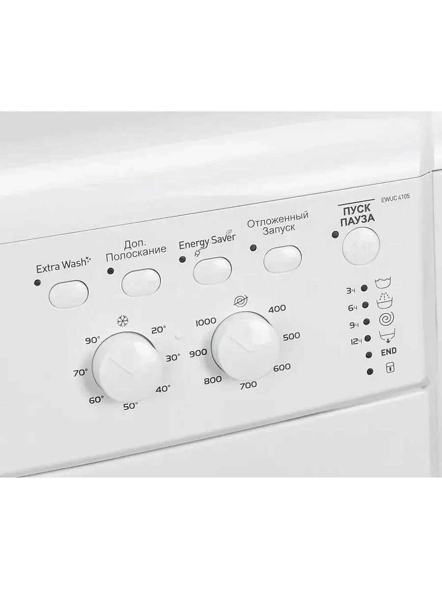 Стиральная машина Indesit EWUC 4105 CIS (32,3 см / 4кг / 1000об / Extra Wash / A)