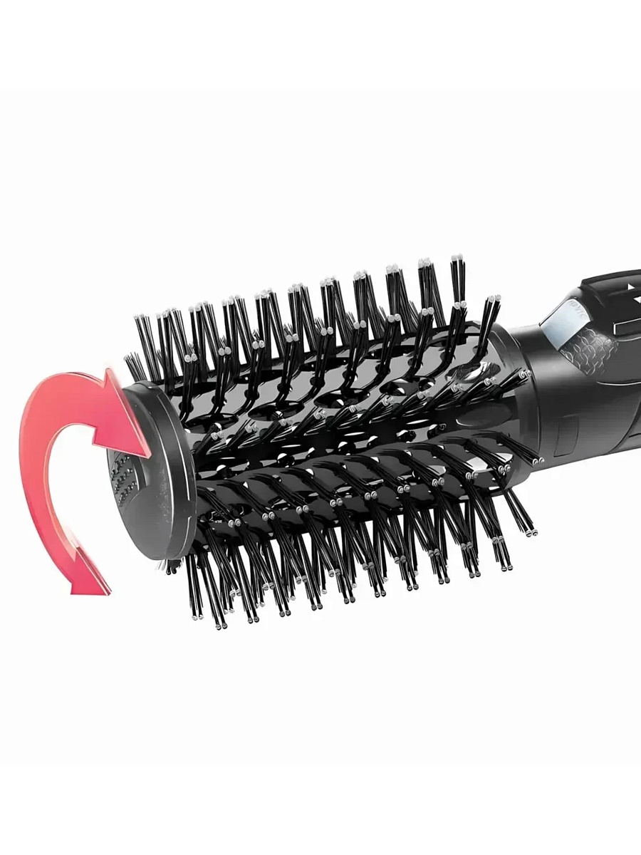 Фен-щетка Babyliss PRO BAB2770E (800 Вт, вращающаяся щетка, диаметр - 40,50 мм, генератор ионов, холодный воздух, насадок - 2 шт, шнур - 2,7 м)
