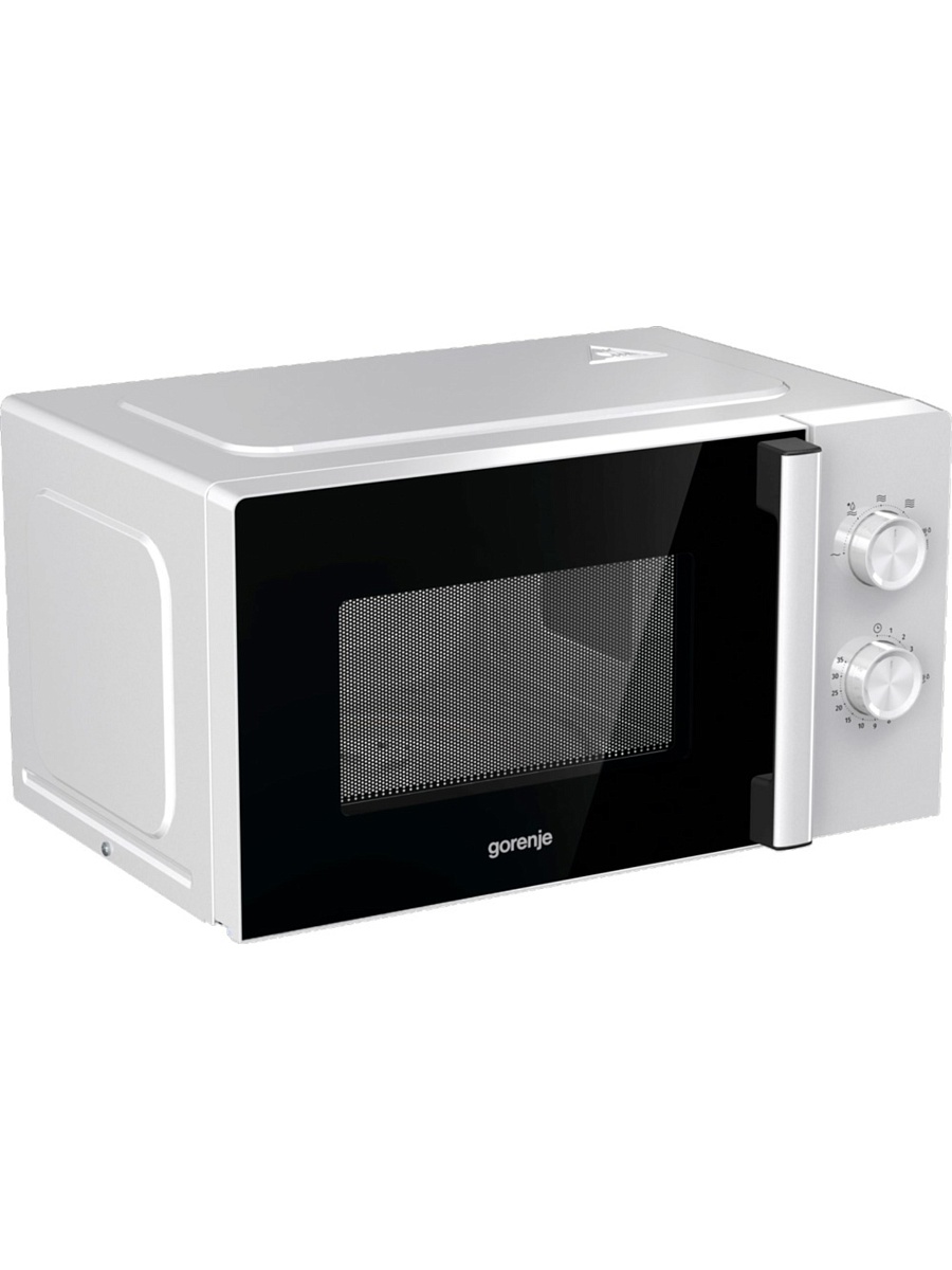 Микроволновая печь Gorenje MO20E1WH (Essential / 20 л, 800 Вт, переключатели поворотный механизм, белый/черный)-0