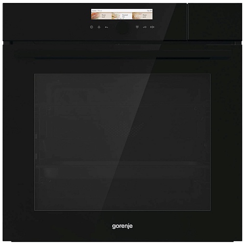 Духовой шкаф с функцией пароварки Gorenje BCS798S24BG (Superior / Чёрная / SilverMatte / ProCook / AutoRoast / AquaClean / StayWarm / телескоп)-1