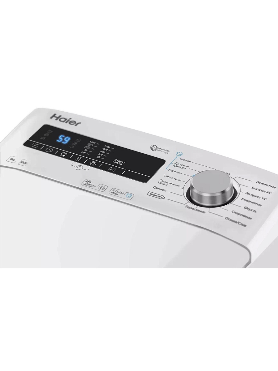 Стиральная машина вертикальная Haier RTXS G382TM/1-07 (40.5см / 8кг / 1200об / пар / SoftOpening)