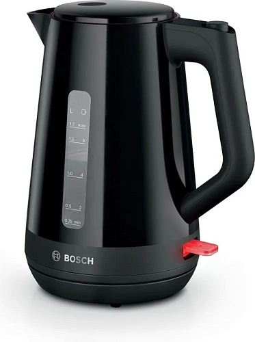 Чайник Bosch TWK1M123 (2400Вт / 1,7л / пластик / чёрный)