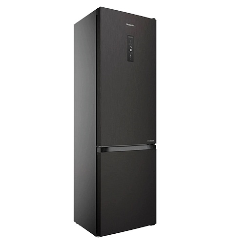 Холодильник Hotpoint HT 7201I DX O3 (Объем - 357 л / Высота - 196см / A+ / Чёрный / Active Oxygen / NoFrost)