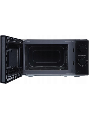 Микроволновая печь Midea MD-MP012LW-BK (19 л, 700 Вт, переключатели поворотный механизм, чёрный)-2