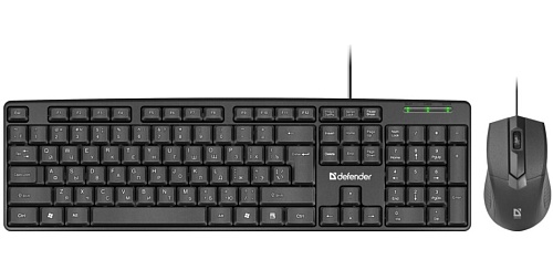 Проводной комплект клавиатура + мышь DEFENDER Dakota C-270-0
