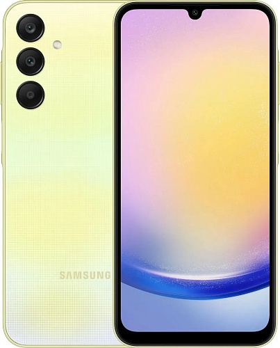 Смартфон Samsung Galaxy A25 5G 6/128 ГБ (SM-A245E), жёлтый
