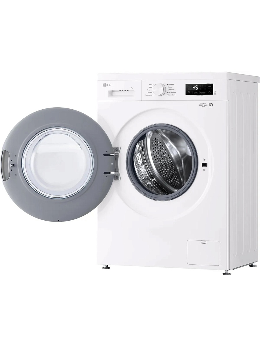 Стиральная машина LG F2Y1HS3W (44см / 7кг / 1200об / пар / NFC / Tub Clean / Inverter Direct Drive / A)-2