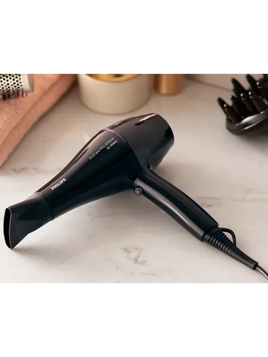 Фен Philips BHD274/00 (полноразмерный / 2200 Вт / 3 режима / холодный воздух / шнур - 2 м / AC мотор/ диффузор)