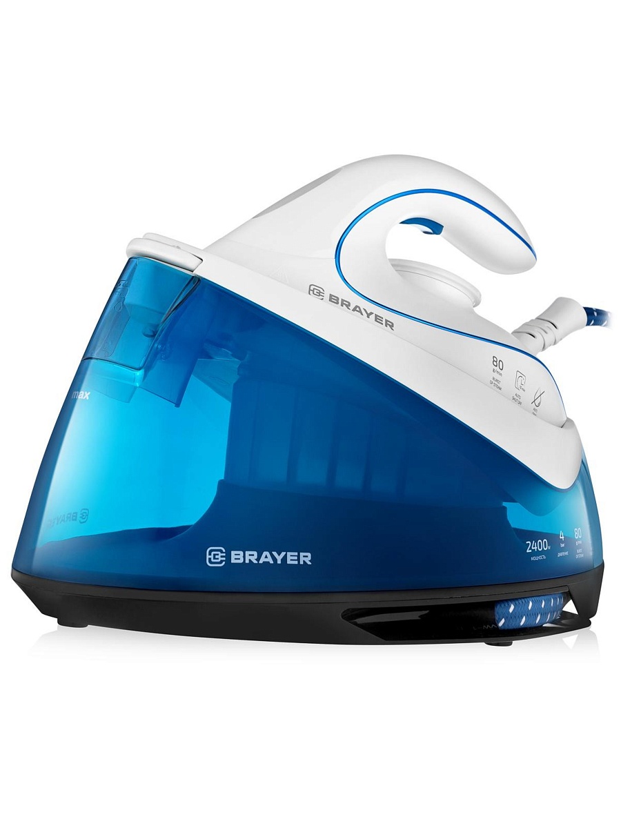 Парогенератор Brayer BR4150 (2400 Вт/ подача пара - 80 г/мин/ паровой удар)