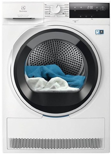 Сушильная машина с тепловым насосом Electrolux EW8D384HE (UltraCare 600 / 63,8см / 8кг / 3DSense / MixCare / EasyClean / А+++)-0