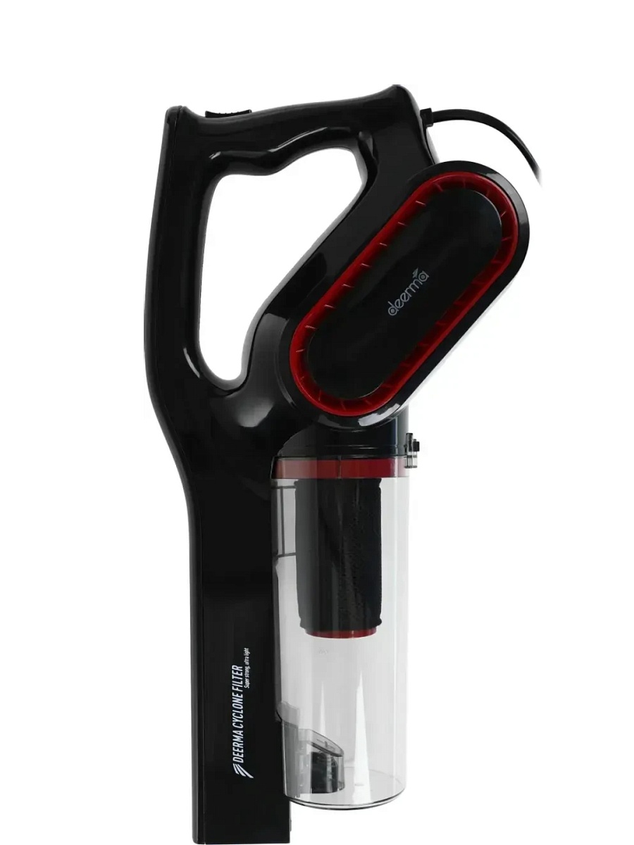 Пылесос вертикальный Deerma DX700 Pro (650 Вт, контейнер 0.8 л, проводной, трансформация в ручной, черный)