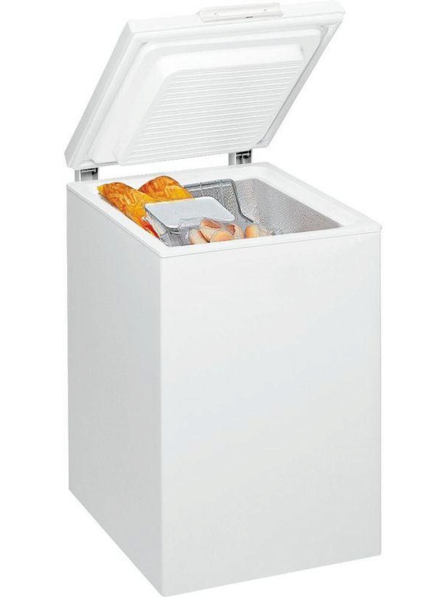 Морозильный ларь Whirlpool WH1410 E2 2 (Объем - 131 л / Высота - 86,5 см / Ширина - 57,3 см / A++ / Белый / 6th SENSE / статическая система)