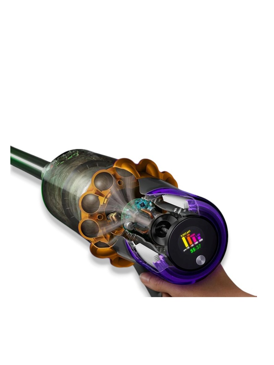 Пылесос Dyson V15s Detect Submarine EU, yellow/nickel