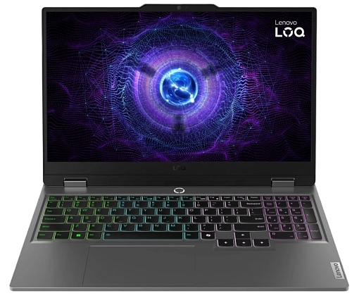 Ноутбук Lenovo LOQ GAMING (Intel Core i5 12450HX 2.4GHz/15.6"/1920x1080 IPS 144Hz/16Gb/512Gb SSD/NVIDIA GeForce RTX 3050 6Gb/W11HSL/Grey/RUkb)