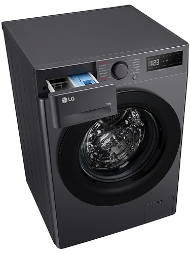 Стиральная машина LG F4WR510SBM (56,5см / 10кг / 1400об / пар / AI DD / Steam / Smart Diagnosis / Inverter Direct Drive / A+++ / Чёрная)-8