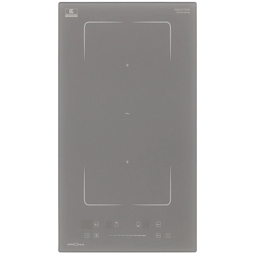 Поверхность индукционная KRONA MYSTERIUM max ih 30 GR (Графит / 2 конфорки / 1,5 кВт / 2,2 кВт / Flex зона 3,6 кВт /стеклокерамика/ STOP&GO / 3,6 кВт)