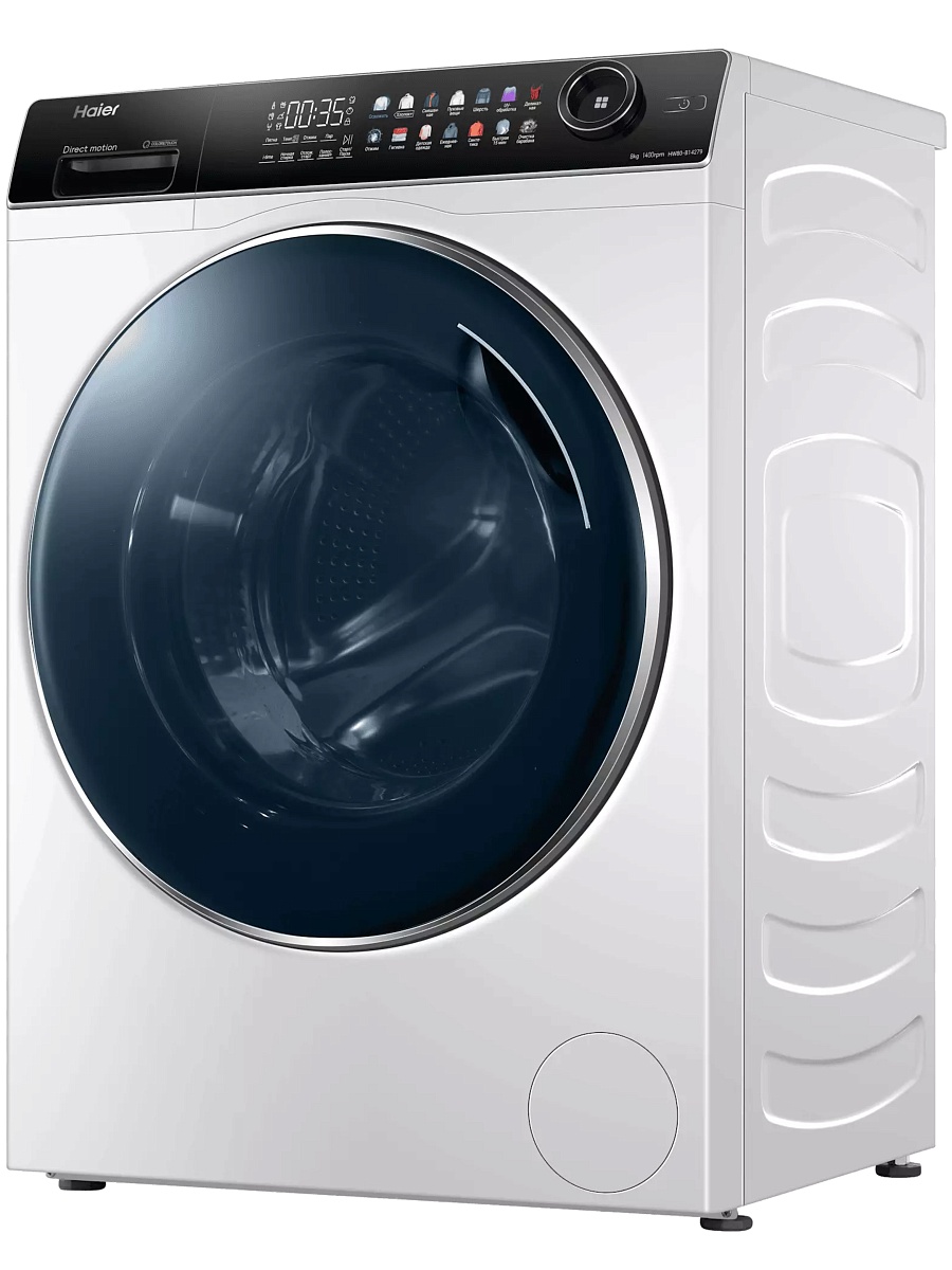 Стиральная машина Haier HW80-B14279 (52см / 8кг / 1400об / пар / Antistain / Direct Motion / A+++)-0