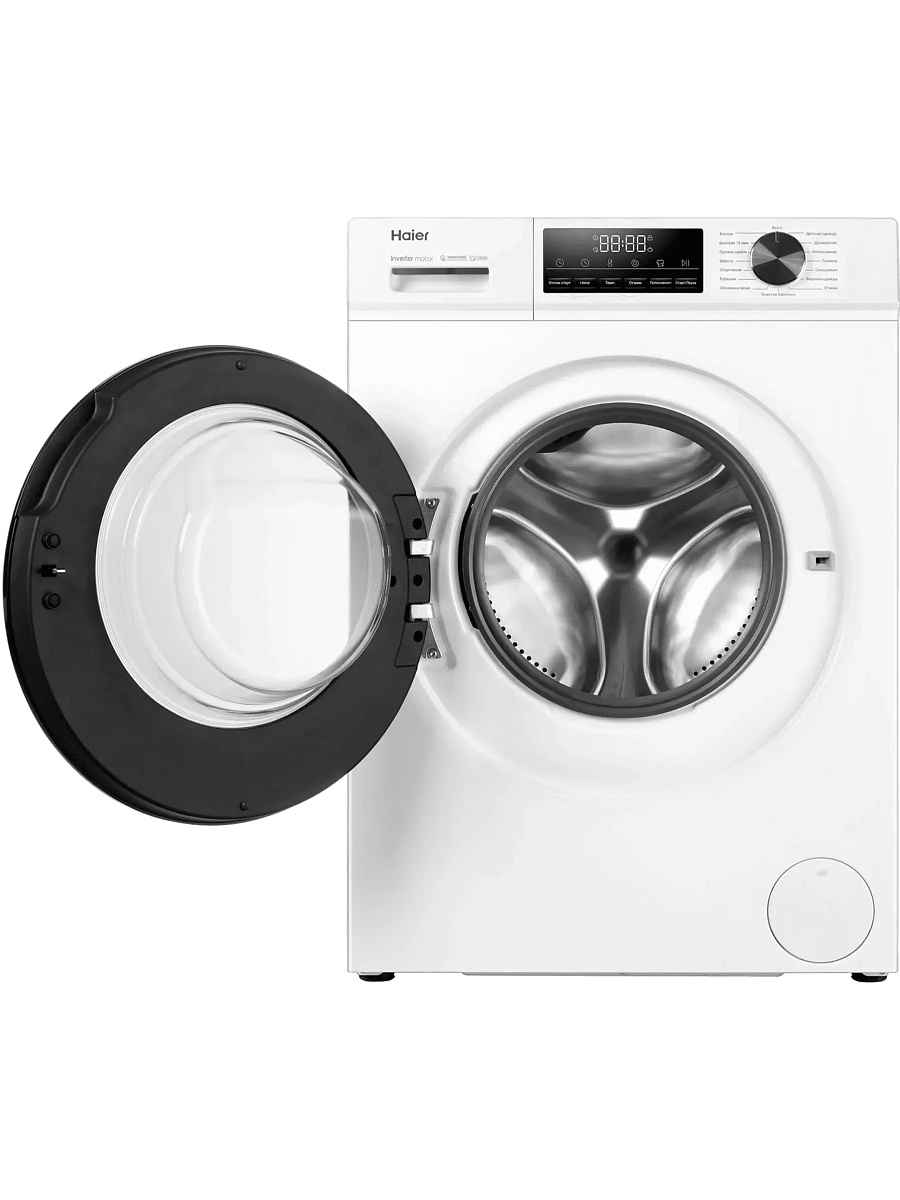 Стиральная машина Haier HW100-BP12406 (60.см / 10кг / 1200об / пар / инвертор / Auto weighing / Барабан 3D‑Drum)
