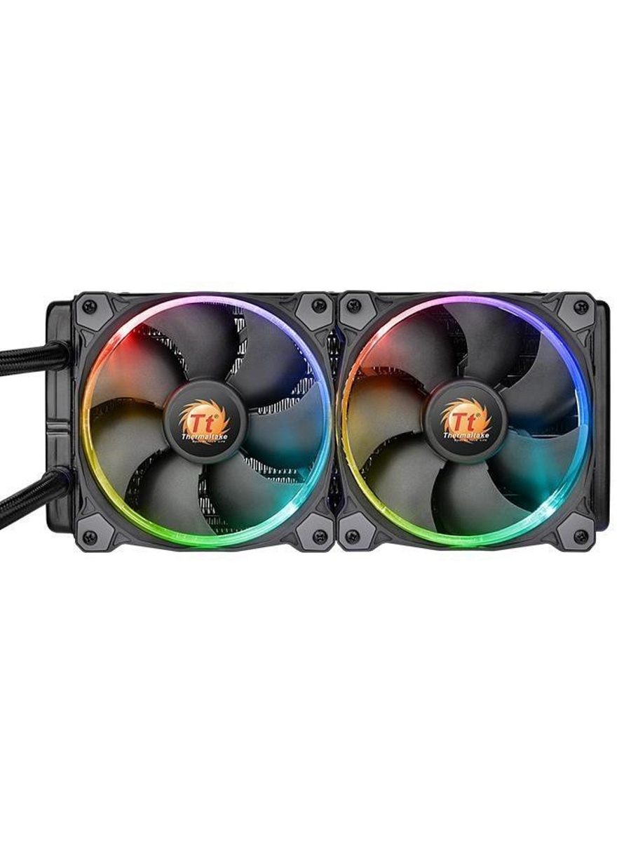 Водяное охлаждение Thermaltake Water 3.0 Riing RGB 240 для Soc-1700/AM5/AM4/1151/1200   (CL-W107-PL12SW-A)