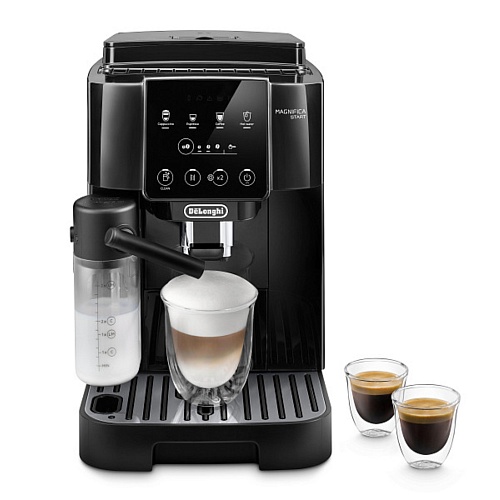 Кофемашина DeLonghi Magnifica Start ECAM220.60.B (кофе зерновой, молотый/ 1450 Вт/ 1.8 л/ автоматический капучинатор/ 4 напитка)-0
