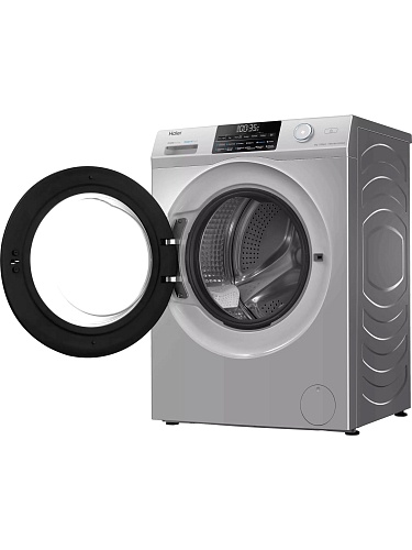 Стиральная машина Haier HW60-BP12959ASE (45,4см / 6кг / 1200об / пар / Smart Dual Spray / Wi-Fi (Evo) / Invertor / A+++ / Серебро)-4