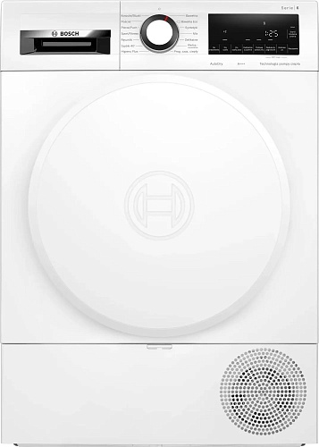 Сушильная машина с тепловым насосом Bosch WQG233DPPL (Serie6 / 61,3см / 8кг / AutoDry / EasyClean / DrainSet / AntiVibration Design / А+++)-0