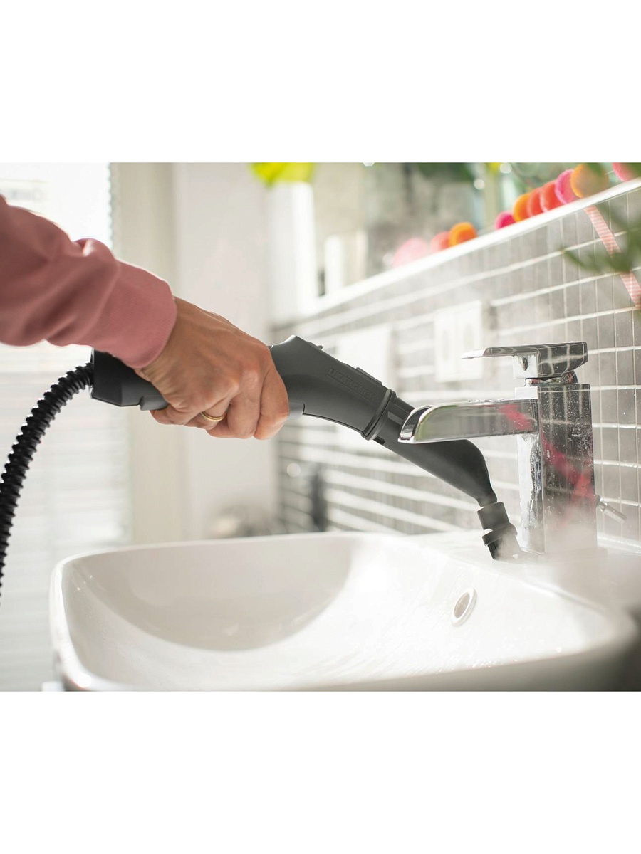 Пароочиститель Karcher SC3 EasyFix Белый (напольный/ 1900 Вт/ бак - 1000 мл, 40 г/мин/ 3.5 Бар)