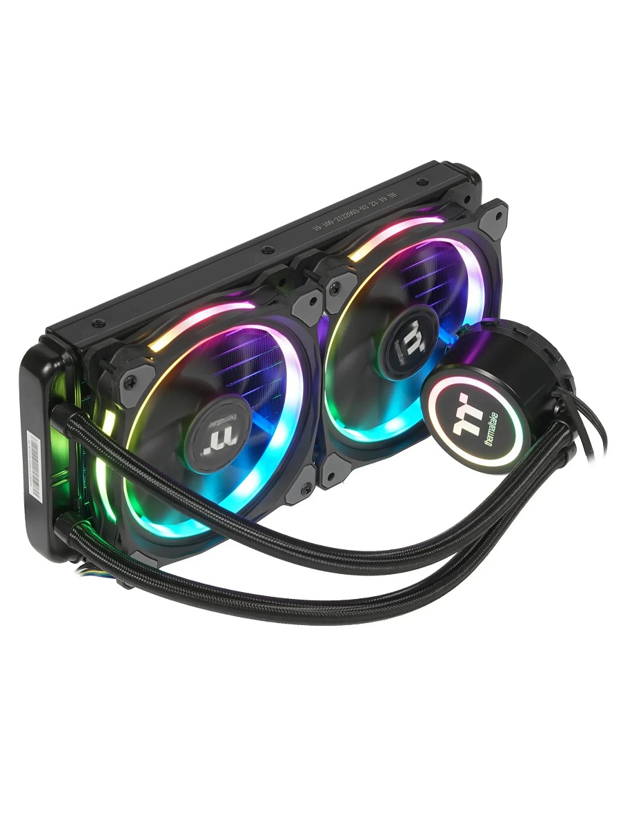 Водяное охлаждение Thermaltake Floe Riing RGB 240 TT Premium  Soc-1200/AM4 CL-W157-PL12SW-A 