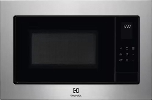 Микроволновая печь встраиваемая Electrolux EMS4253TEX (600 / Нерж. сталь  / 25 литров / ширина - 59,5 см / 900 Вт / Гриль 1000 Вт / Разморозка)