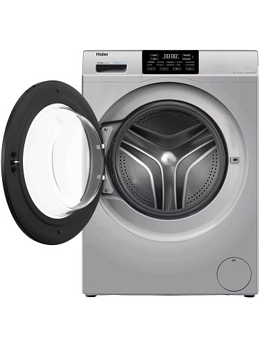 Стиральная машина Haier HW70-BP12919S (46 см / 7кг / 1200об / пар / Smart Dual Spray / Invertor / A+++ / Серебро)-1
