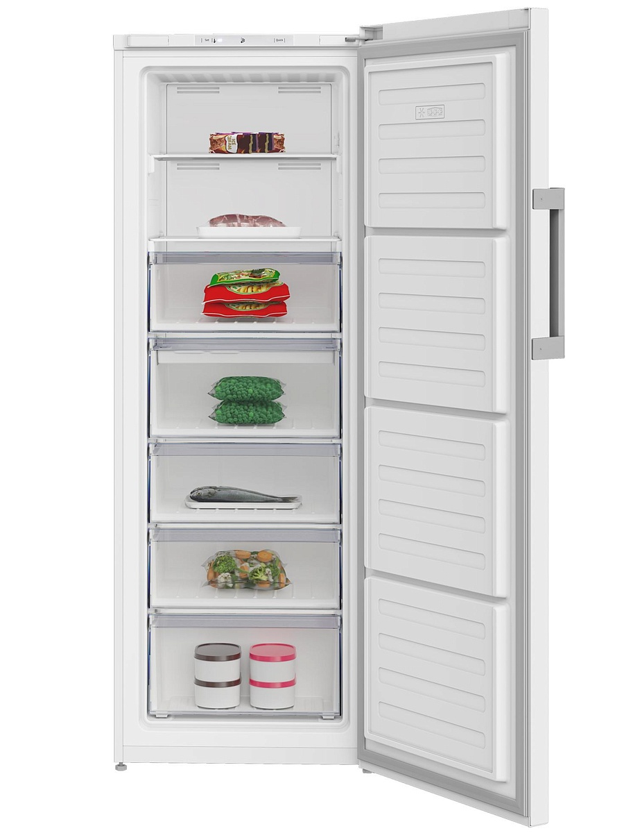 Морозильная камера Beko B1RFNK292W (Объем - 293 л / Высота - 171,4 см / А+ / Белый / NoFrost)