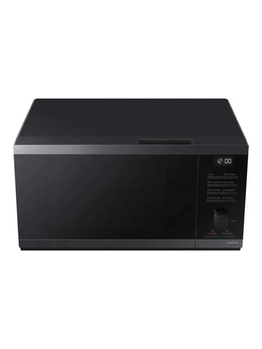 Микроволновая печь Samsung MG23DG4524AGE2 (23 л, 800 Вт, переключатели поворотный механизм, кнопки, гриль 1150 Вт, дисплей, черный)