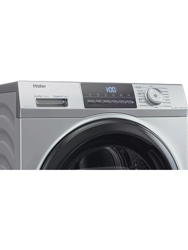Стиральная машина Haier HW90-BP14929BS (58,3 см / 9кг / 1400об / пар / Direct Motion / Smart Dual Spray / Invertor / A+++ / Серебро)-3