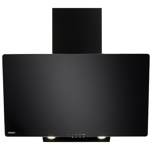 Вытяжка наклонная AKPO WK-4 Smart 60 Black (870 м³/ч / 132 Вт / LED освещение 2x1,5 Вт / ширина - 60 см / чёрная)-0