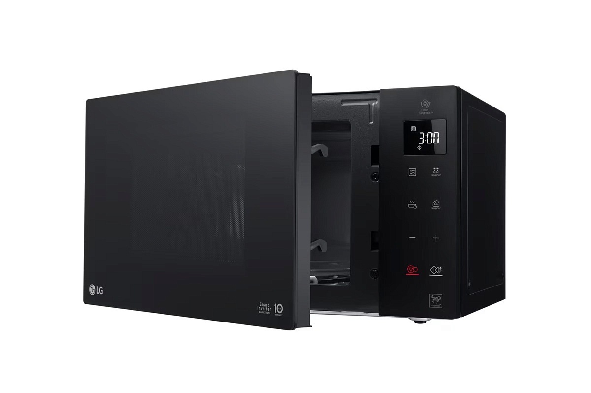 Микроволновая печь LG MS2535GIB (25 л, 1150 Вт, переключатели сенсор, чёрный, NeoChef™, EasyClean, Smart Inverter)
