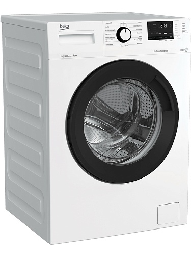 Стиральная машина Beko WSRE7612XAWI (49см / 7кг / 1200об / пар SteamCure™ / OptiSense® / Инверторный мотор ProSmart™ / A++)-1