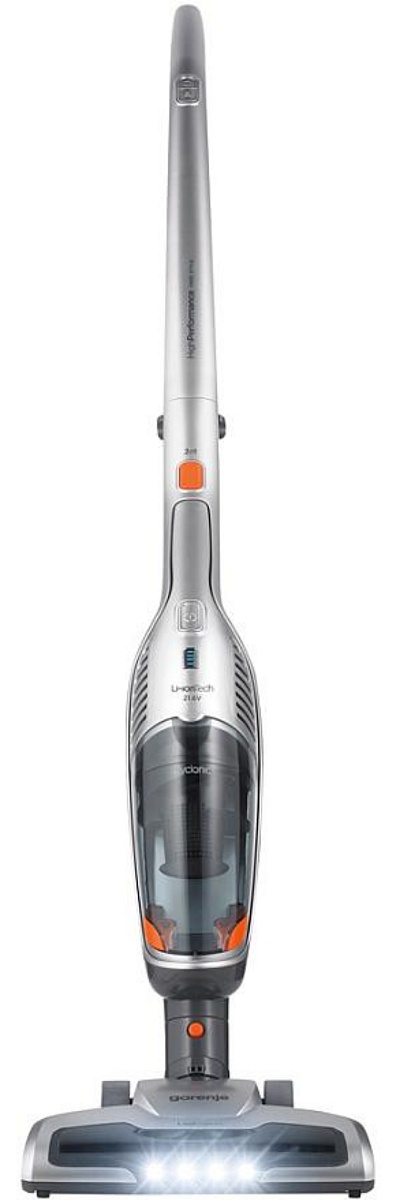 Пылесос вертикальный Gorenje SVC216FS (130 Вт/26 Вт, контейнер 0,6л., аккумулятор Li-Ion, время работы до 60 мин.)