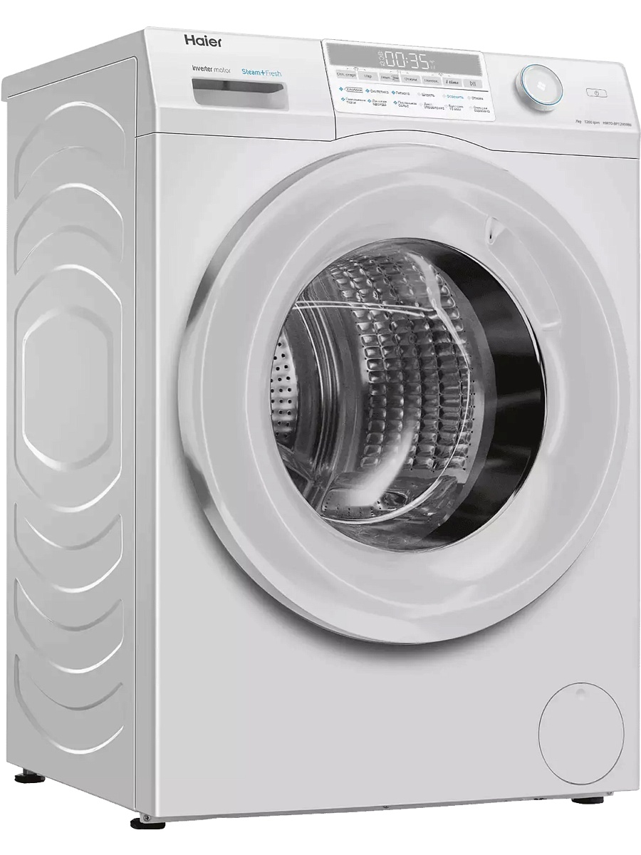Стиральная машина Haier HW70-BP12959BE (45.4 см / 7кг / 1200об / пар / i-Time / Smart Dual Spray / Wi-Fi(evo) / Invertor / A+++)-0