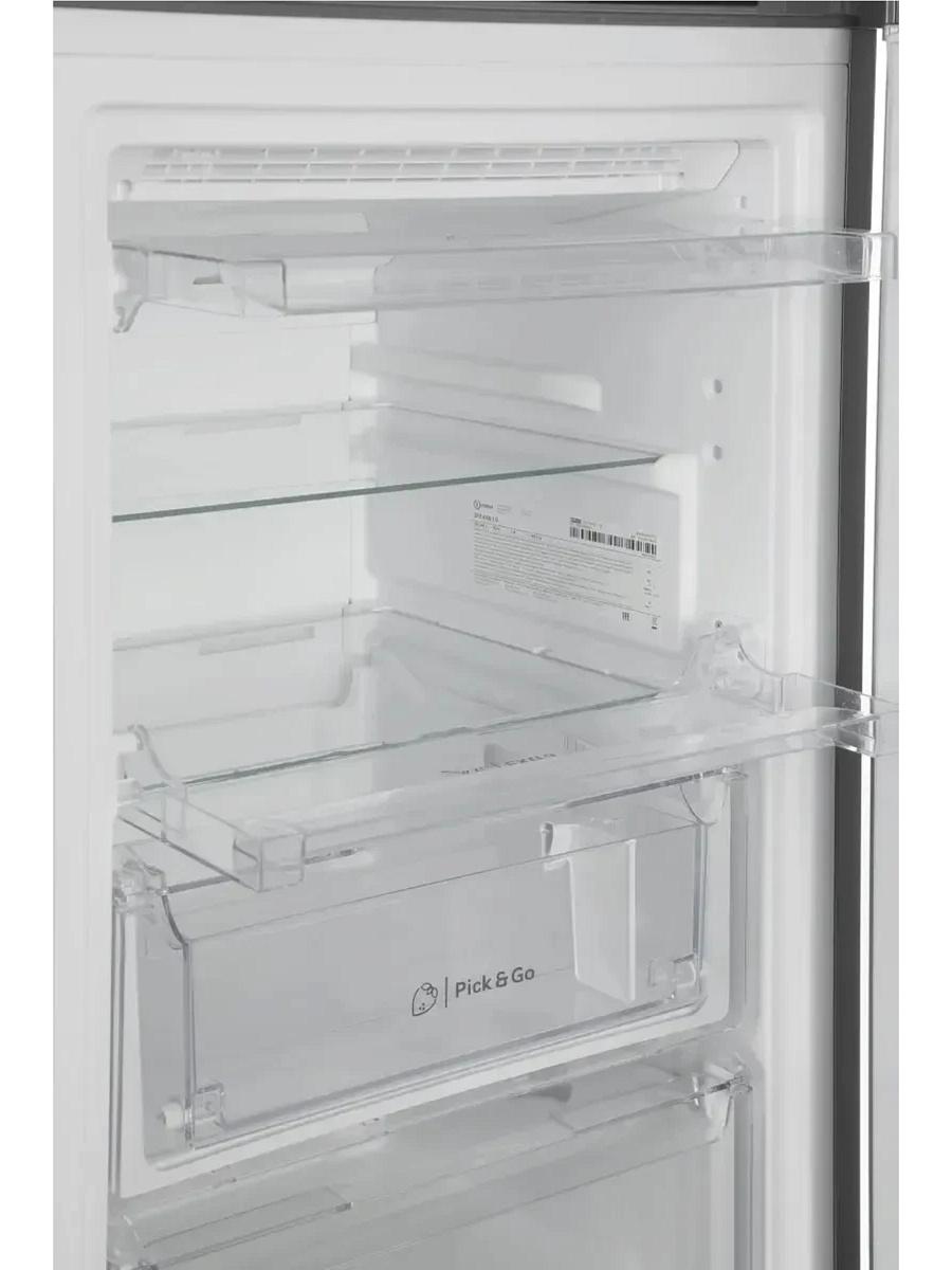 Морозильная камера Indesit DFZ 4150.1 G (Объем - 204 л / Высота - 150 см / B / Серебристый / NoFrost)
