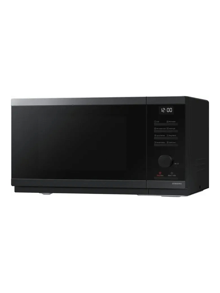 Микроволновая печь Samsung MG23DG4524AGE2 (23 л, 800 Вт, переключатели поворотный механизм, кнопки, гриль 1150 Вт, дисплей, черный)