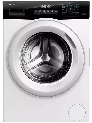 Стиральная машина Haier HW65-BP129302B (44,4 см / 6,5кг / 1200об / пар / ABT / Auto weighing / Smart Dual Spray / Invertor / A+++)