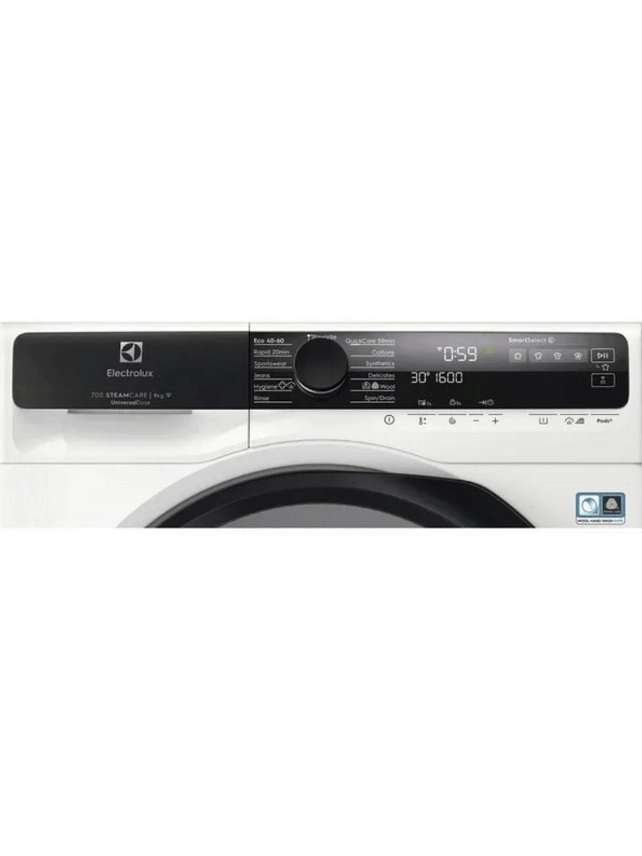 Стиральная машина Electrolux EW7F5692QE (SteamCare 700 / 63.6см / 9кг / 1600об / пар / UniversalDose / Wi-Fi / Inverter / А+++)-0