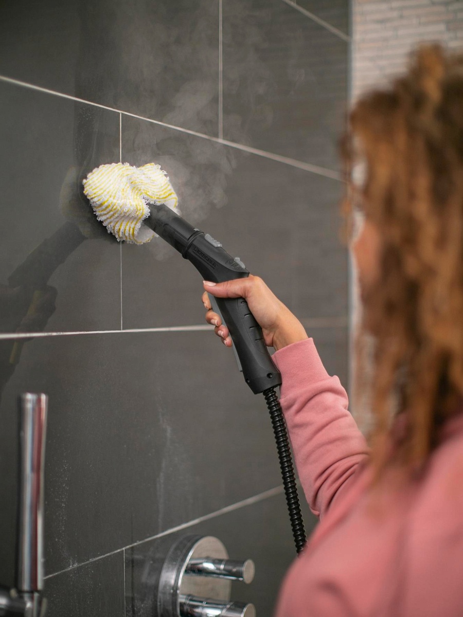 Пароочиститель Karcher SC2 EasyFix (напольный/ 1500 Вт/ бак - 1000 мл, 40 г/мин/ 3.2 Бар)