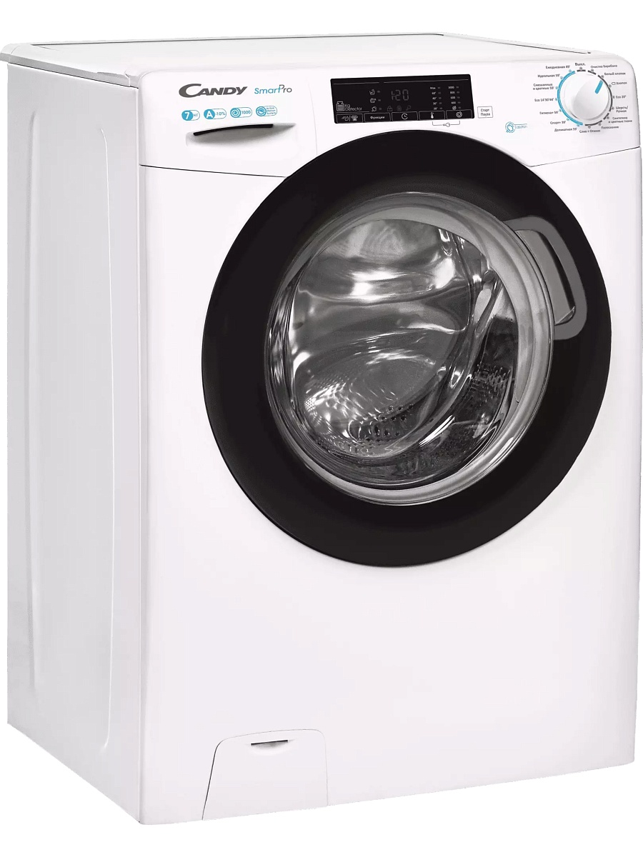 Стиральная машина Candy Smart Pro CSO4 107TB1/2-07 (45.4см / 7кг / 1000об / Пар / A)-0