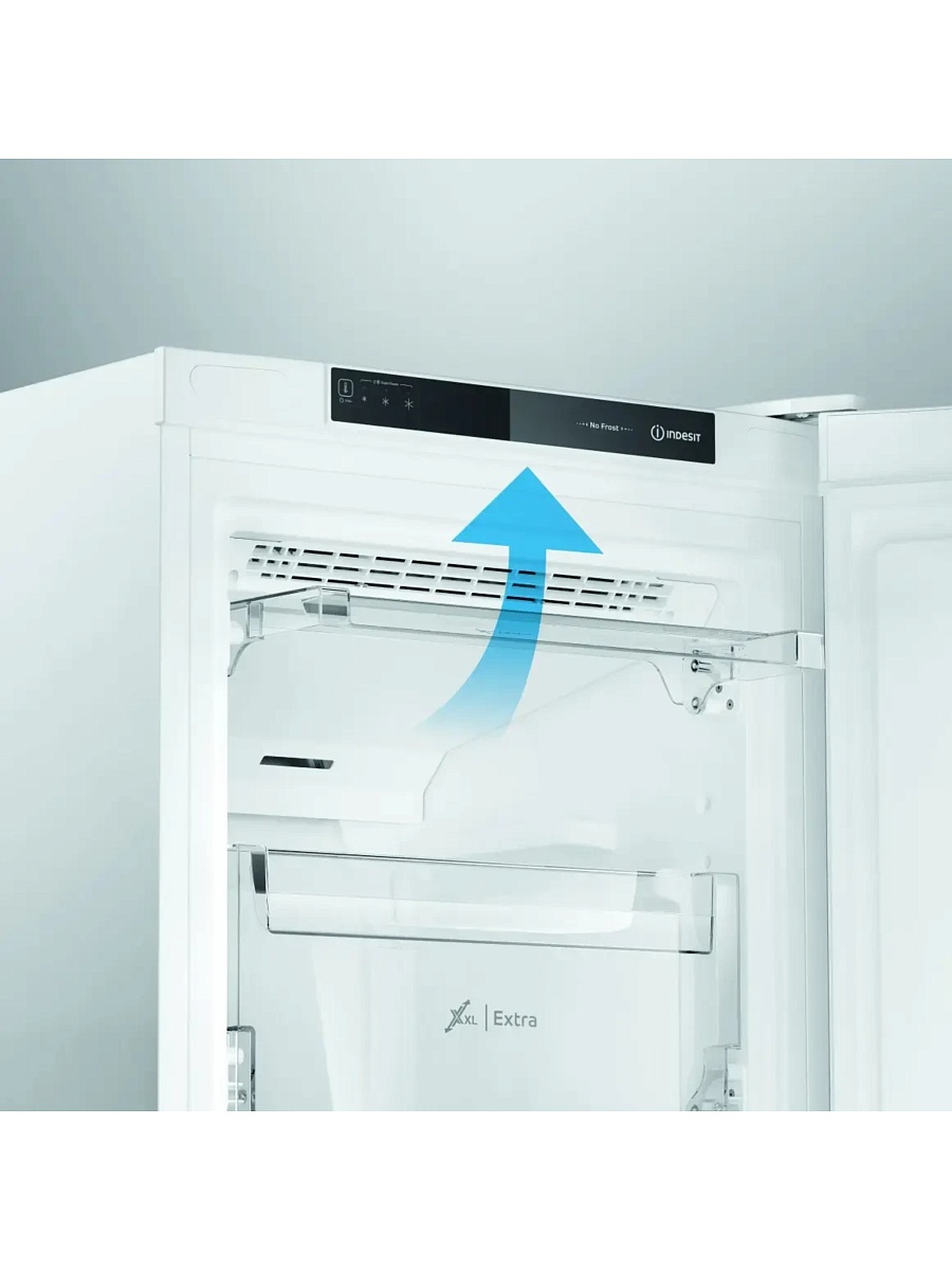 Морозильная камера Indesit DFZ 4150.1 (Объем - 204 л / Высота - 150 см / B / Белый / NoFrost)